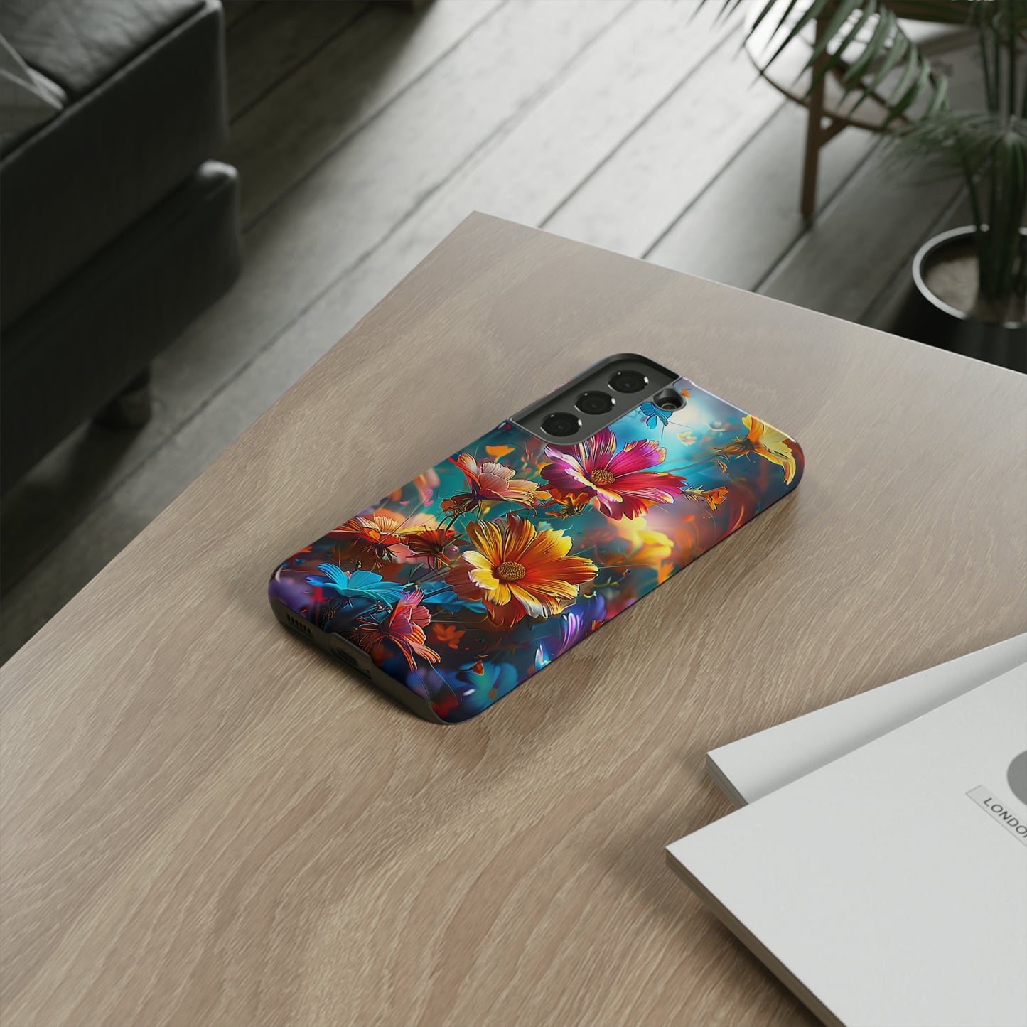 Tough Phone Case Flower 01