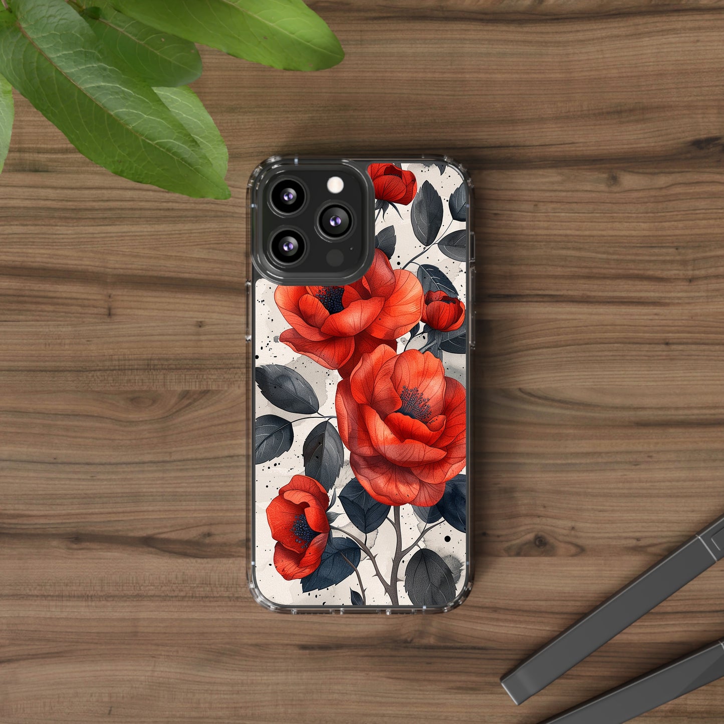 Clear Phone Cases Floral