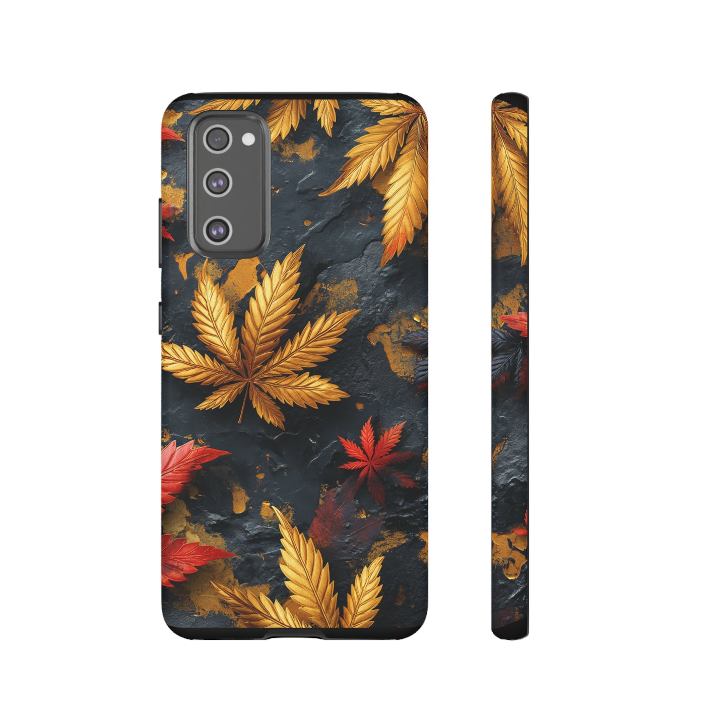 Tough Phone Case Cannabis Gold