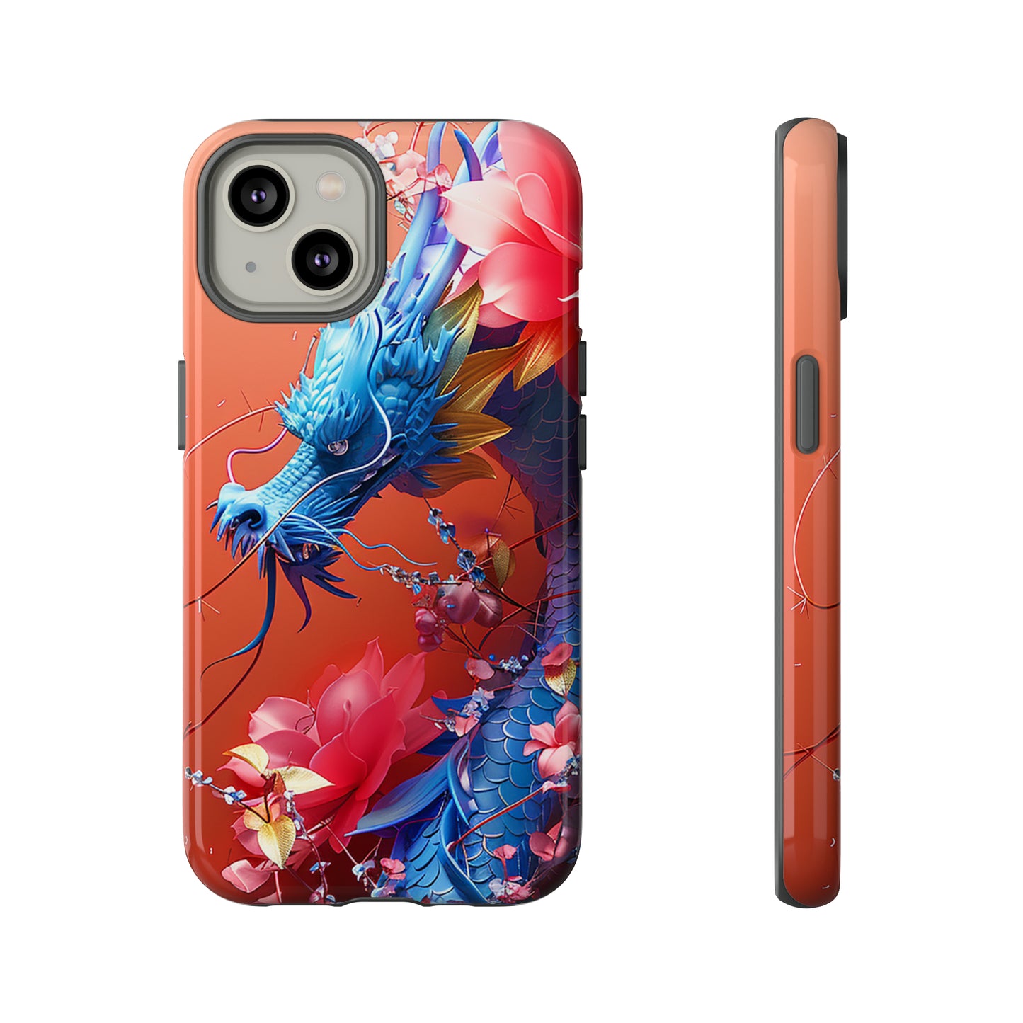 Tough Phone Cases Azure Serpent