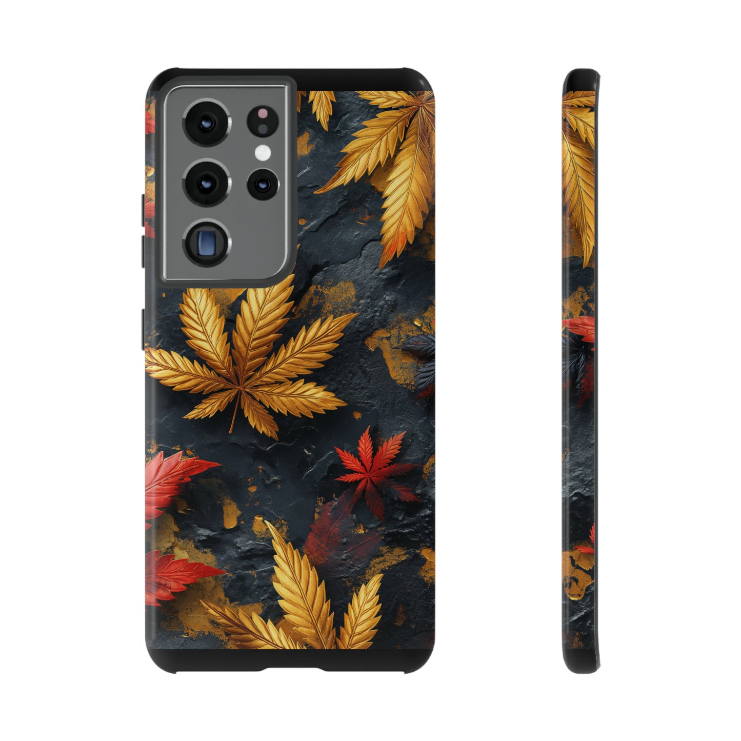 Tough Phone Case Cannabis Gold