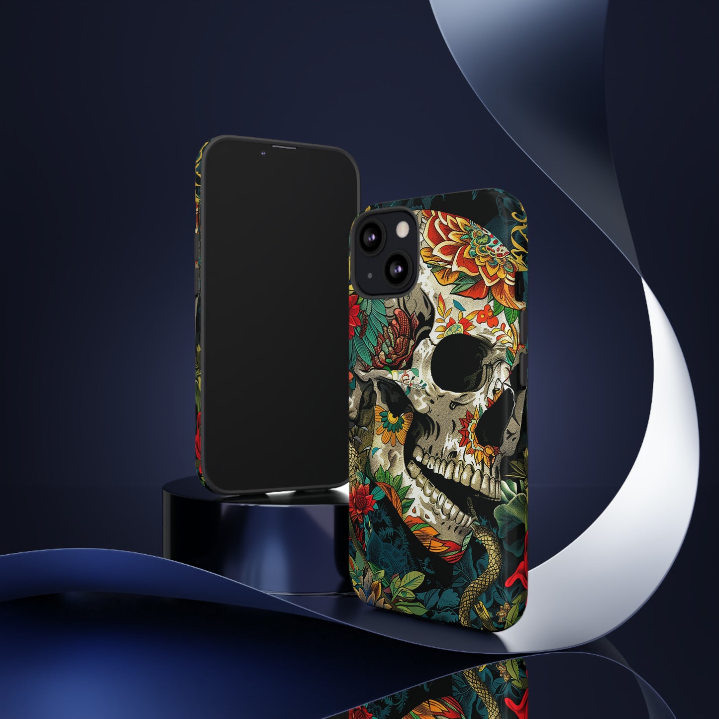 Tough Phone Case Skull 01