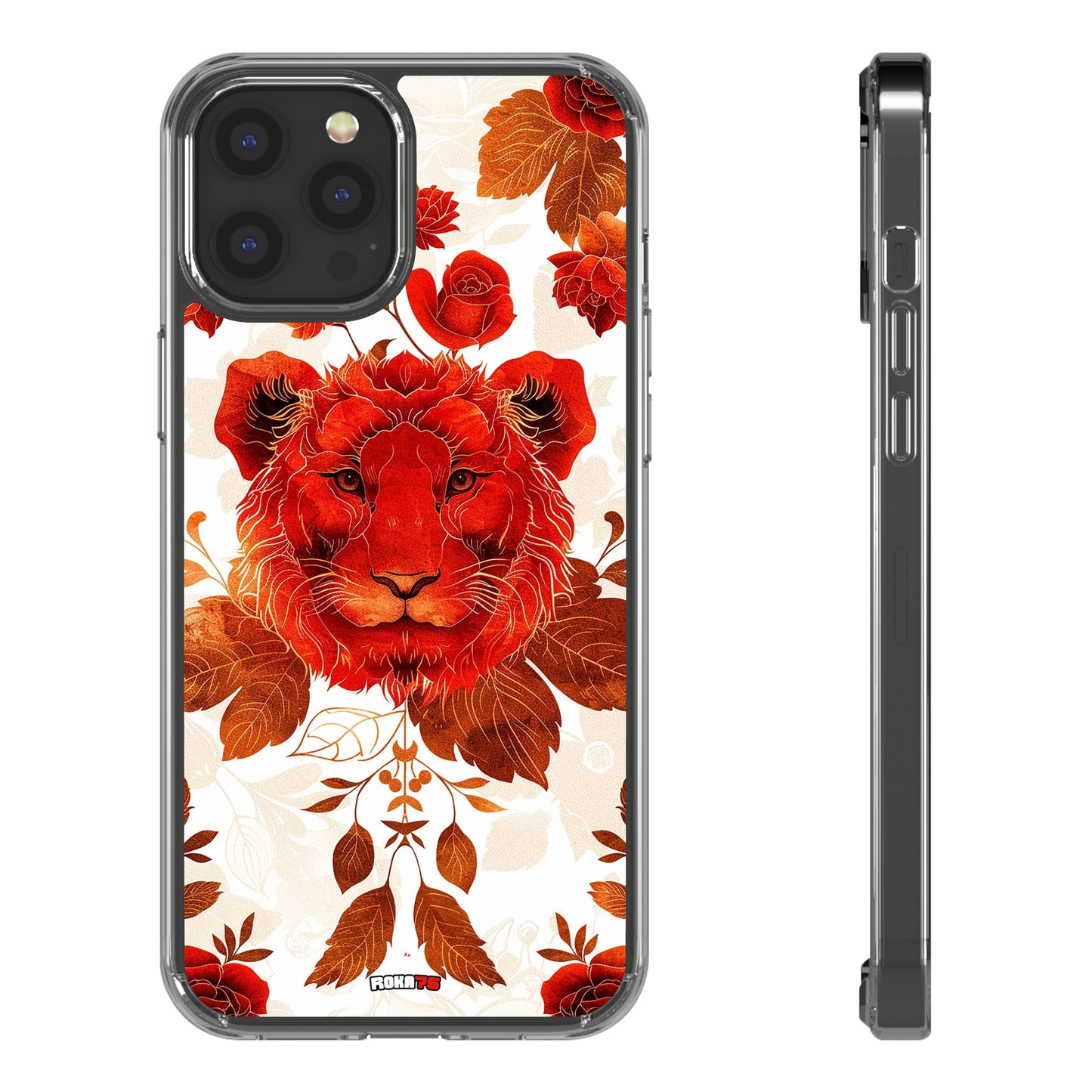 Clear Phone Cases Red Lion