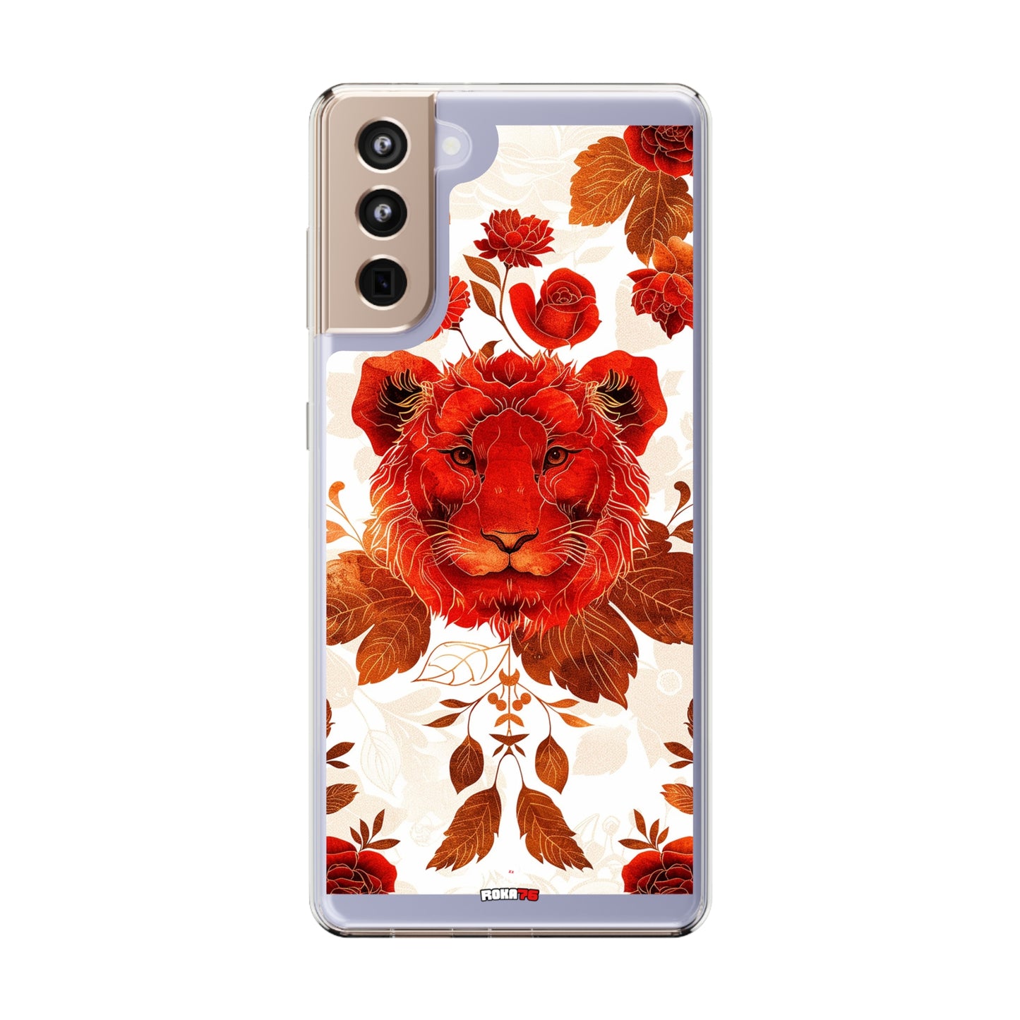 Clear Phone Cases Red Lion