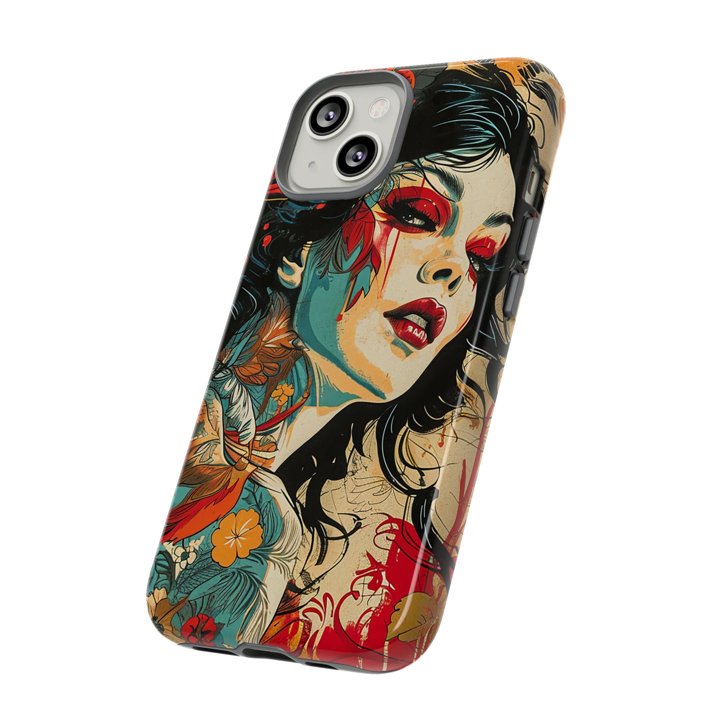 Tough Phone Case Lady 01