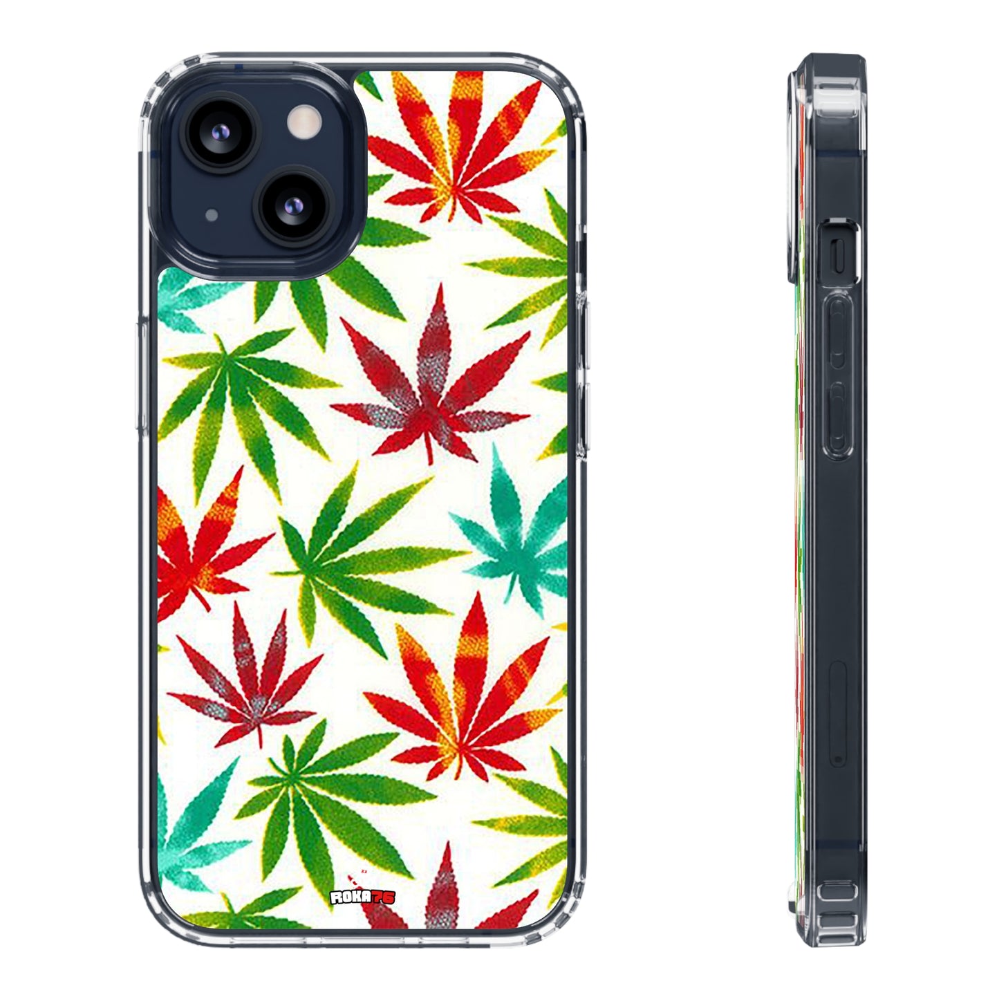 Clear Phone Cases Graphic Cannabis