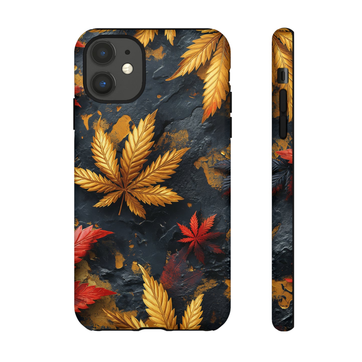 Tough Phone Case Cannabis Gold