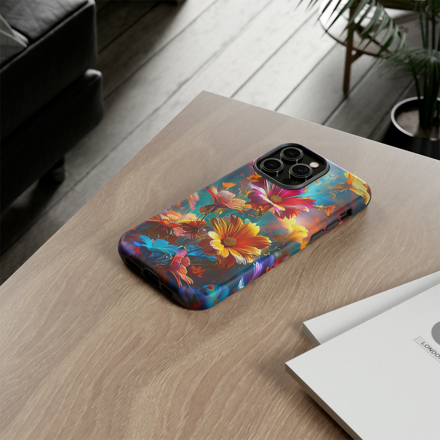 Tough Phone Case Flower 01
