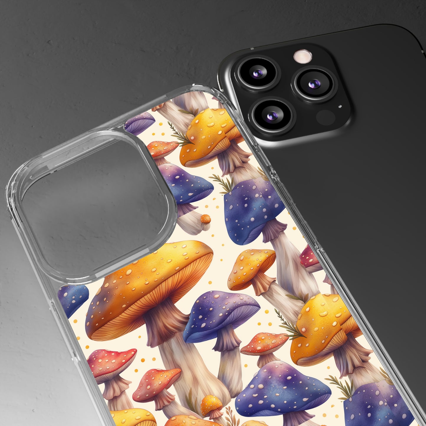 Clear Phone Cases Mushrooms