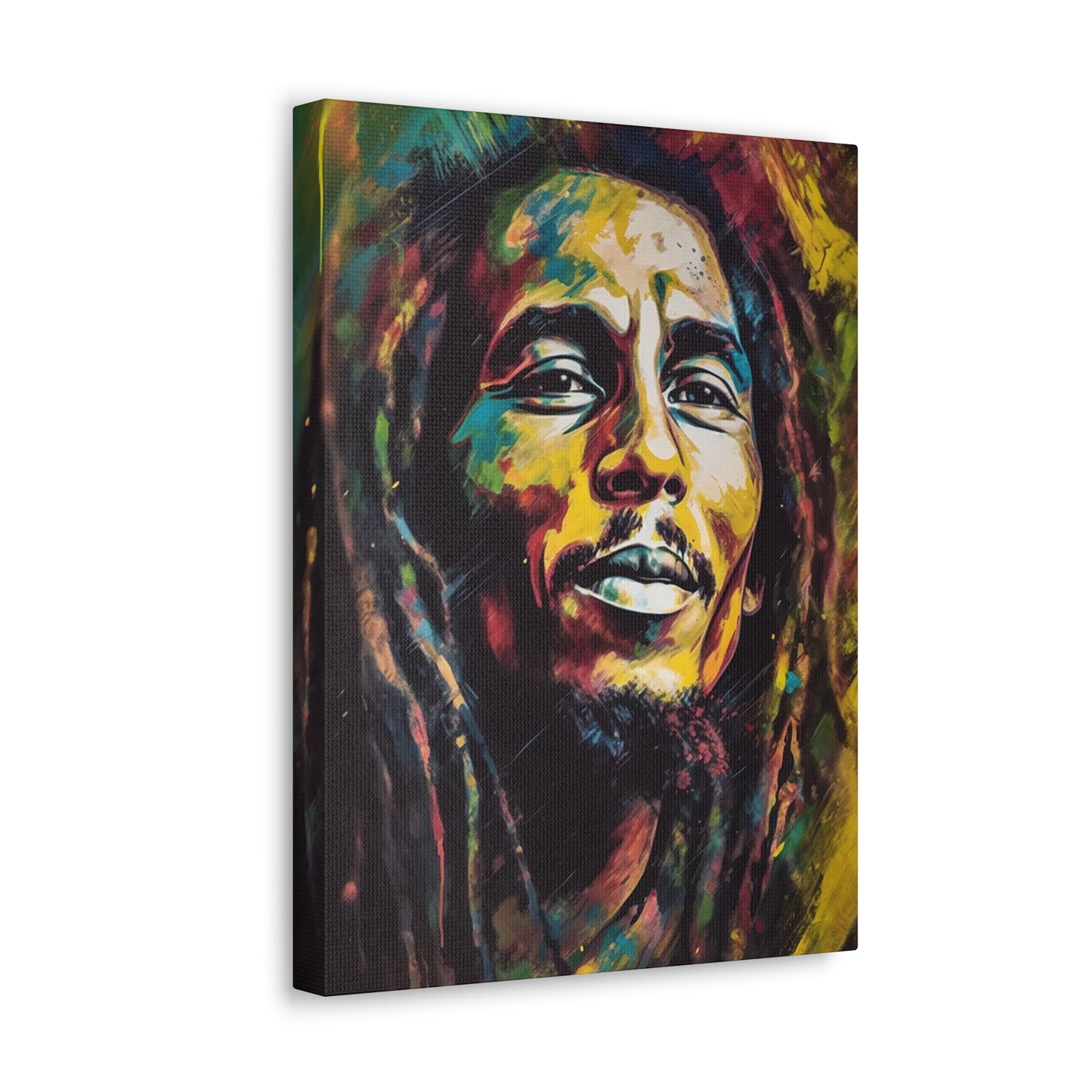 Reggae Resonance Bob Marley on Canvas