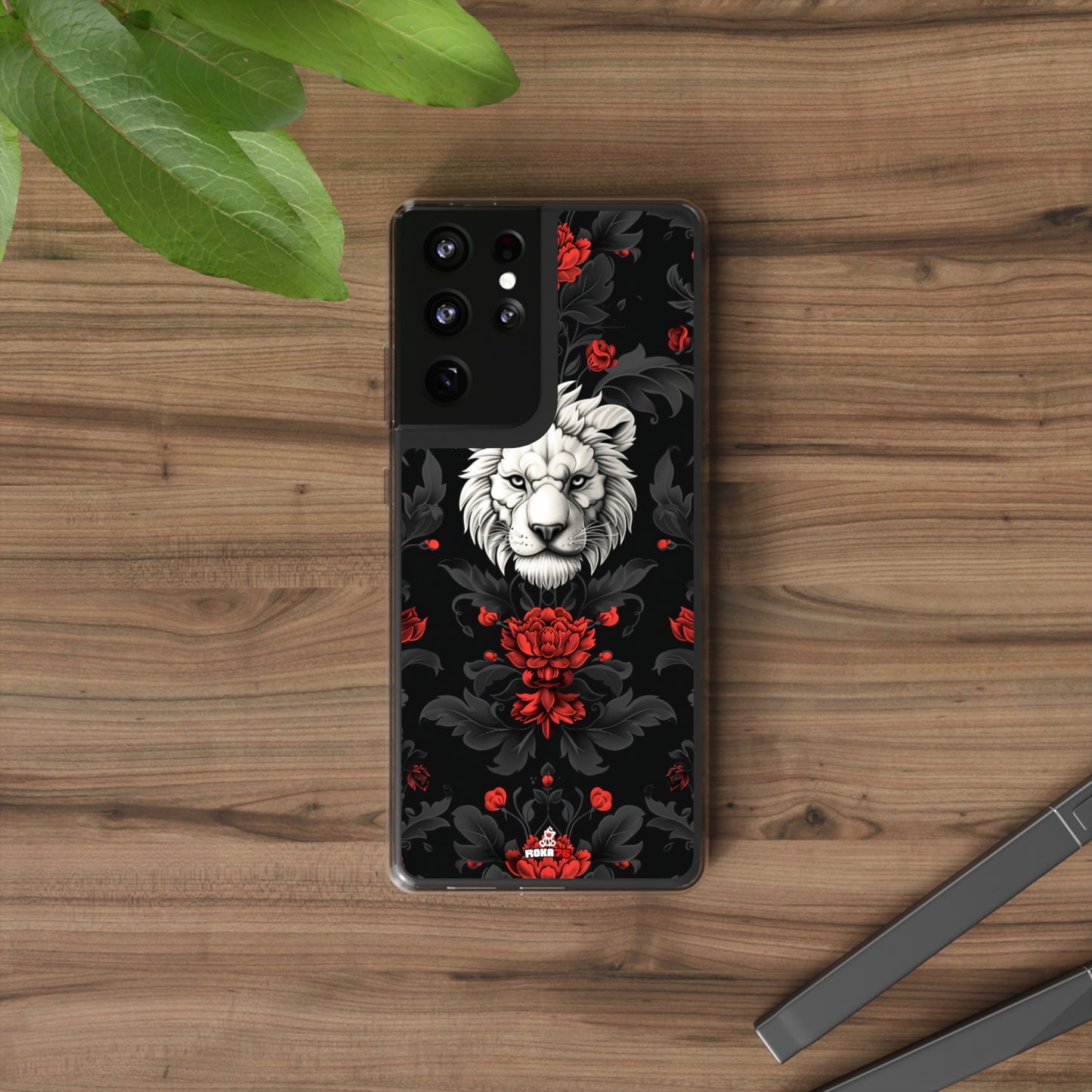 Clear Phone Cases White Lion