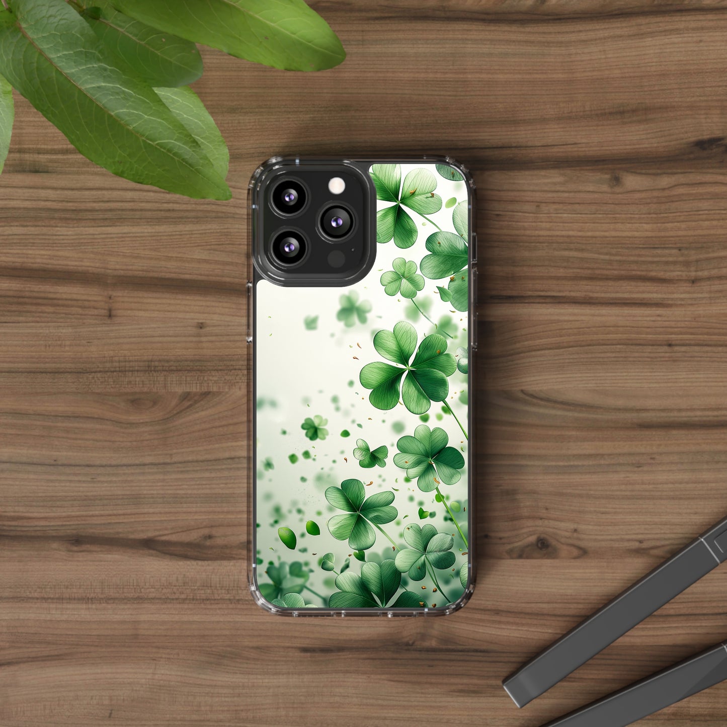 Clear Phone Cases Shamrock