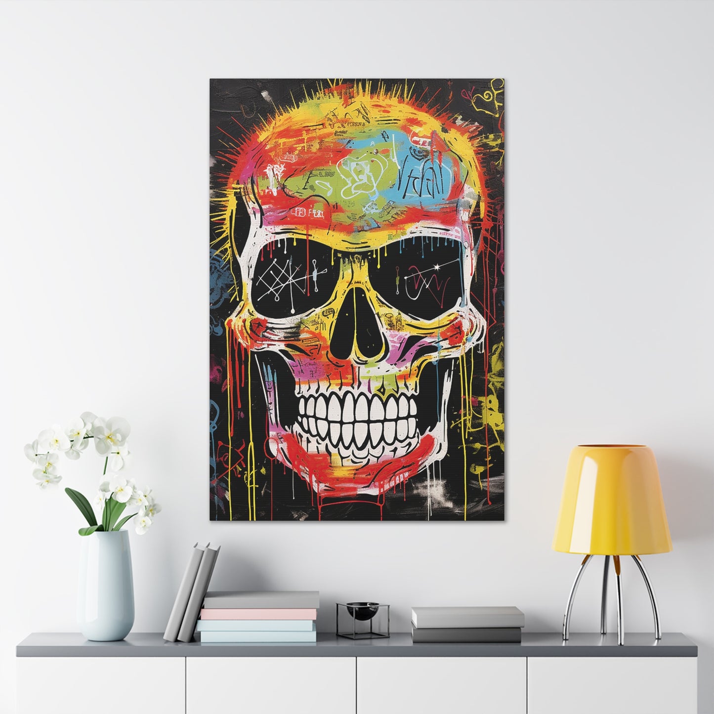 Vibrant Mortality on Canvas