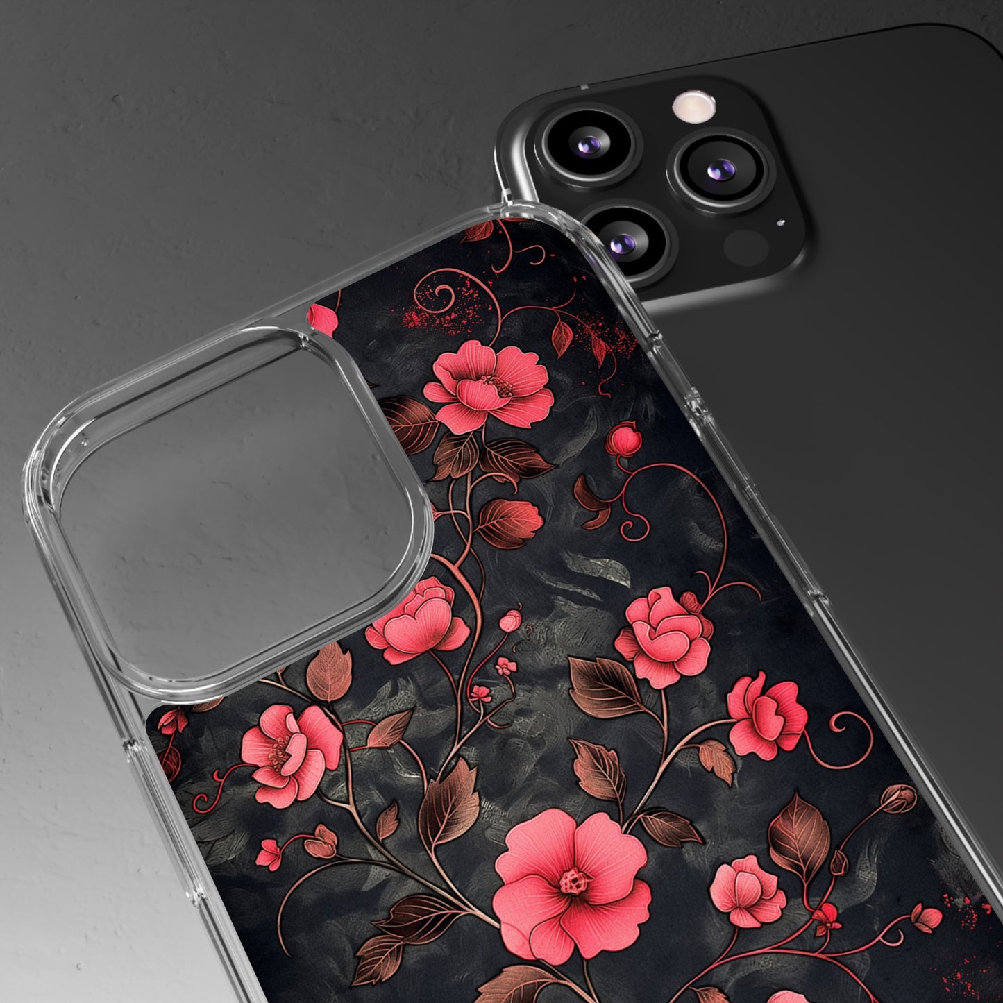 Clear Phone Cases Floral Art