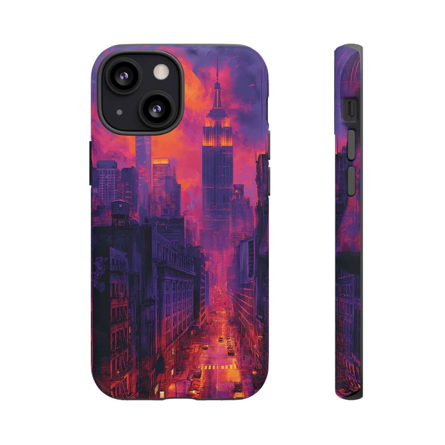 Tough Phone Case New York City Purple Haze