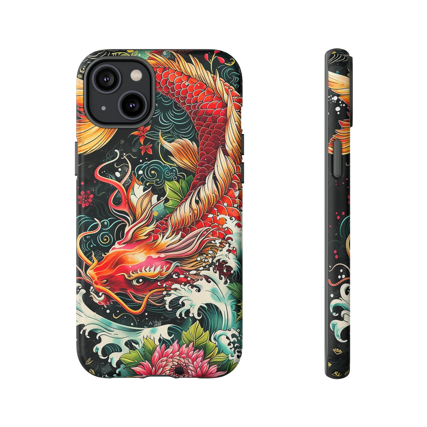 Tough Phone Case Japanese Koi Fish