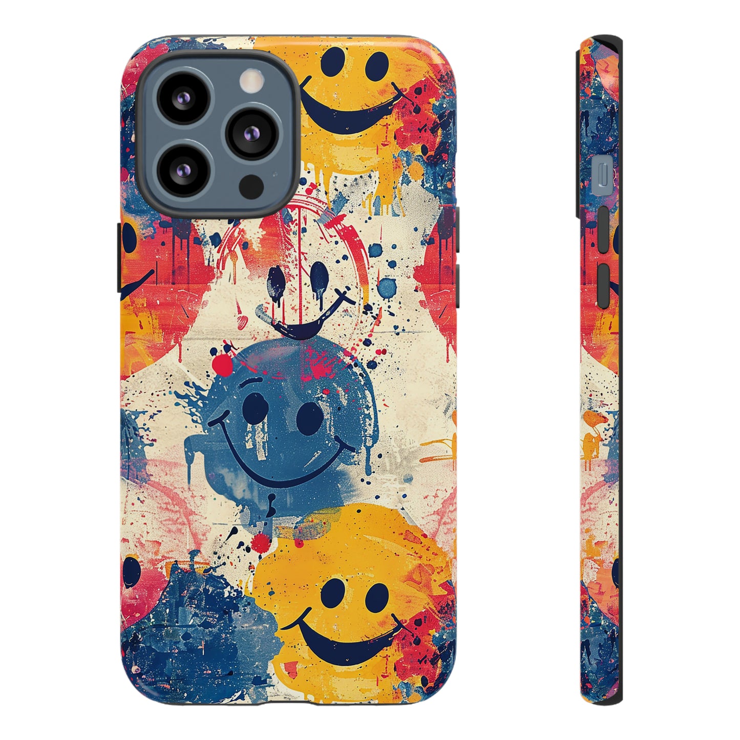 Tough Phone Case Happy Face