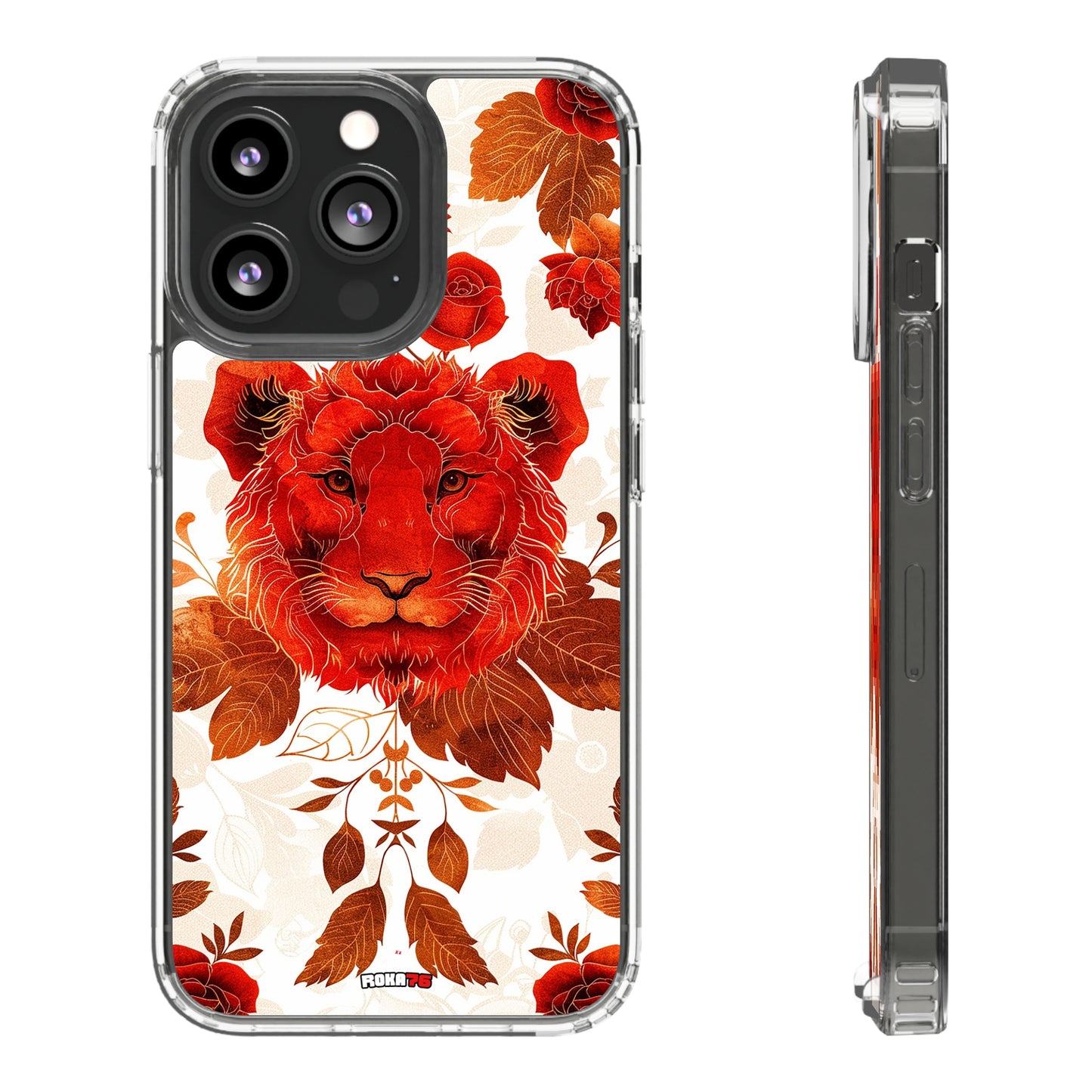 Clear Phone Cases Red Lion