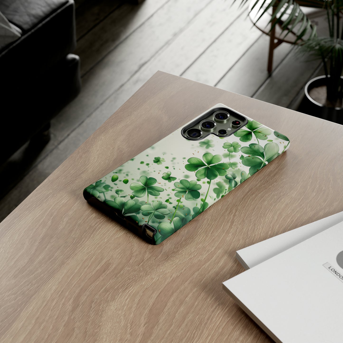 Tough Phone Case Four Leaf Clover