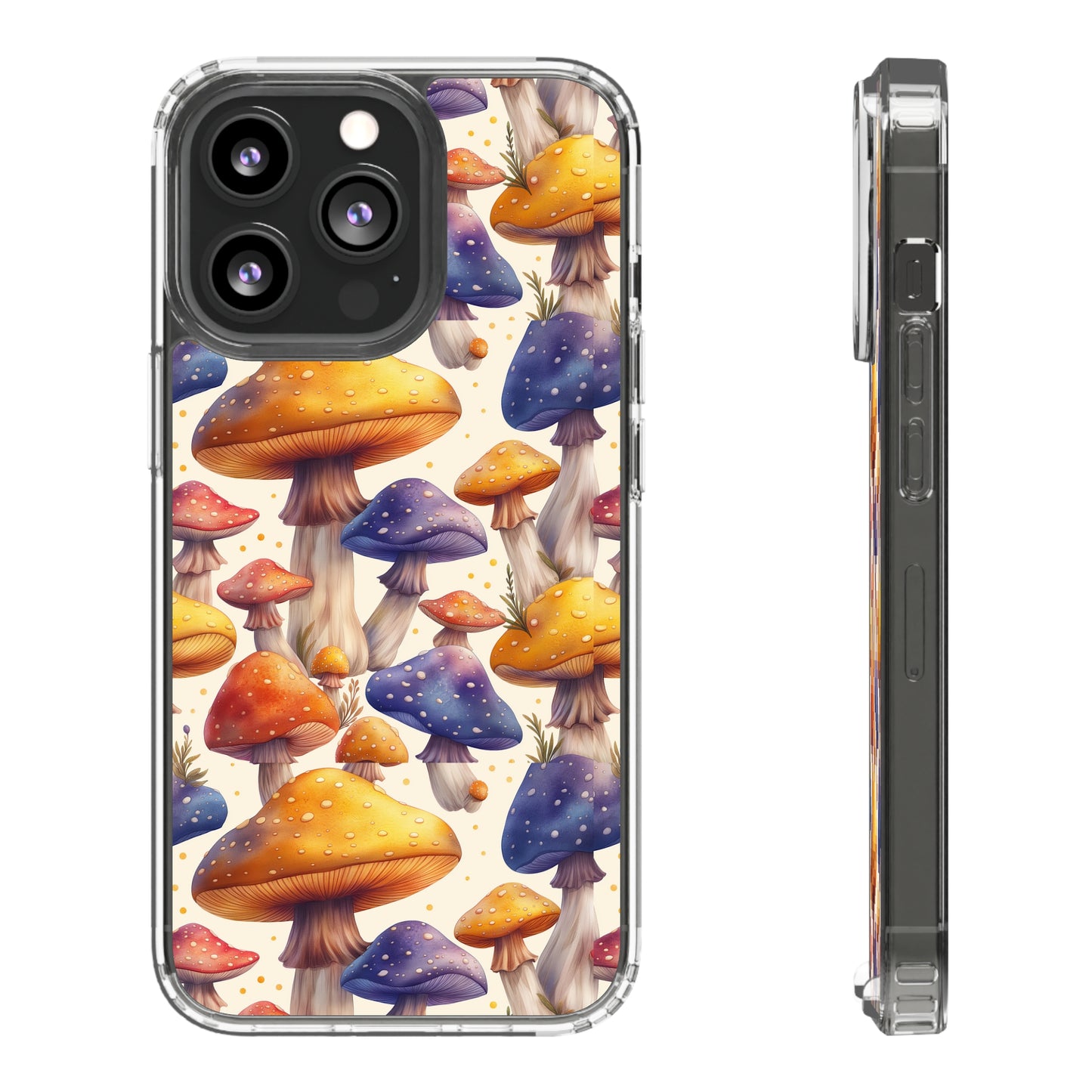 Clear Phone Cases Mushrooms