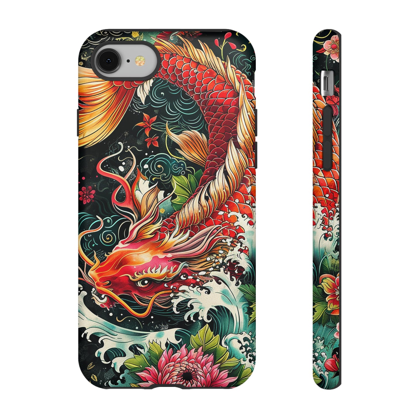 Tough Phone Case Japanese Koi Fish