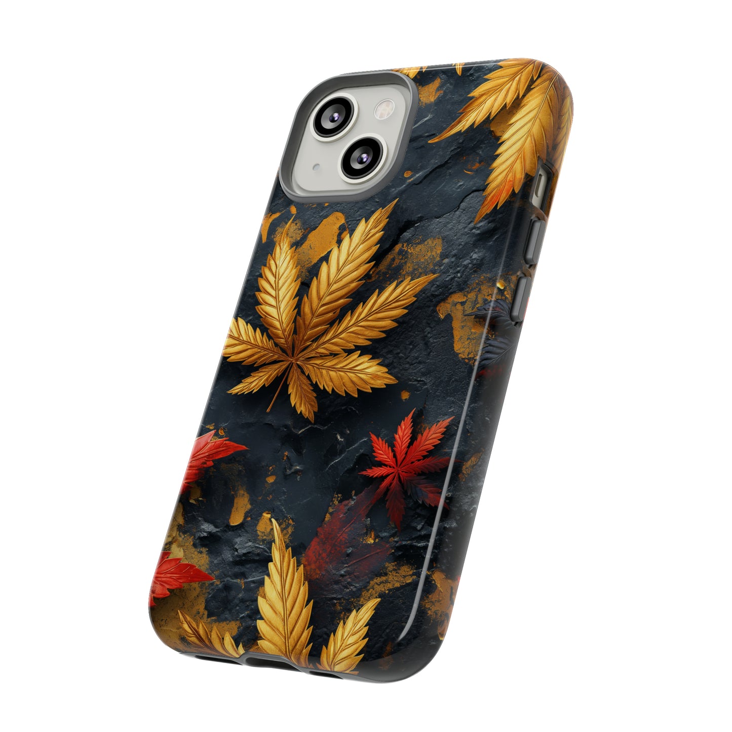 Tough Phone Case Cannabis Gold