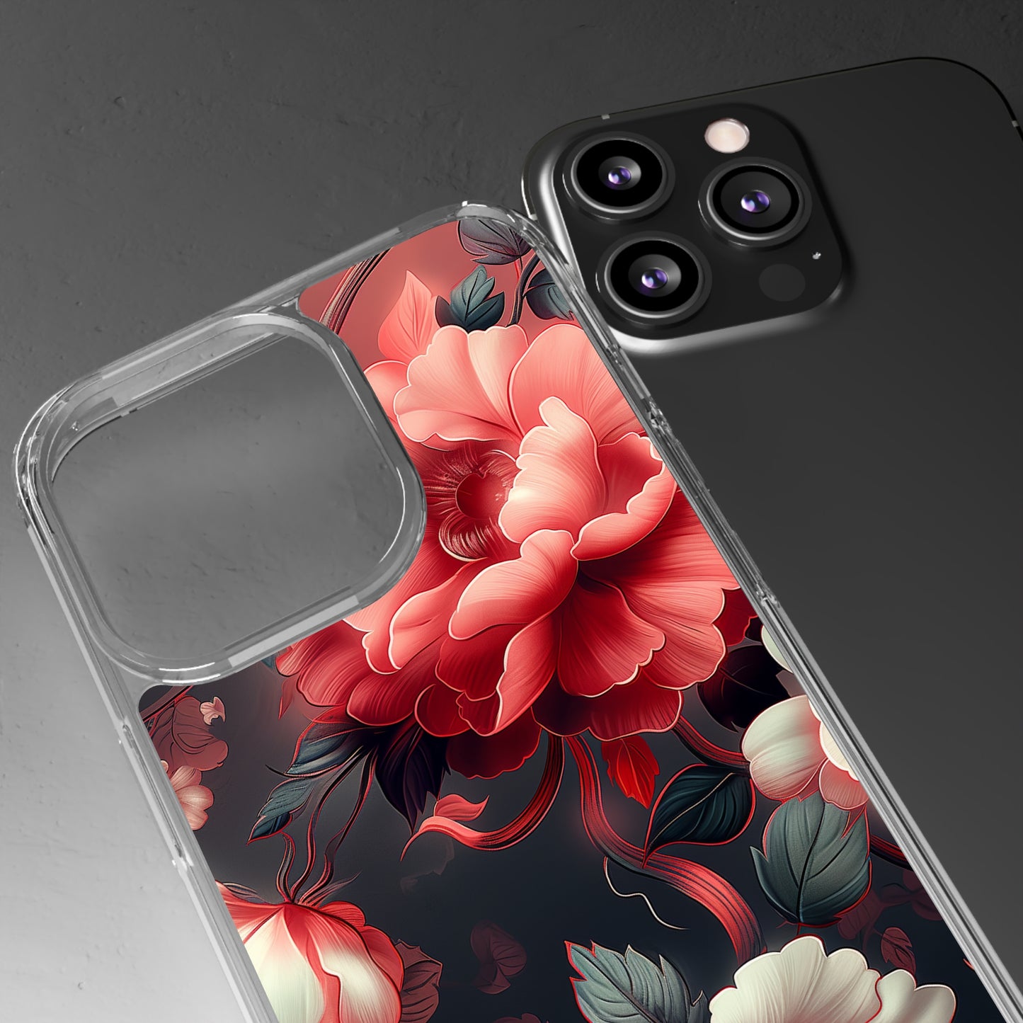 Clear Phone Cases Floral