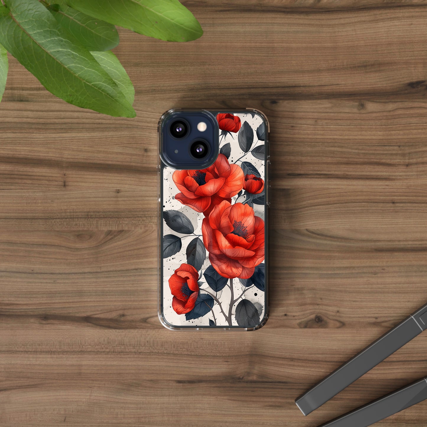 Clear Phone Cases Floral