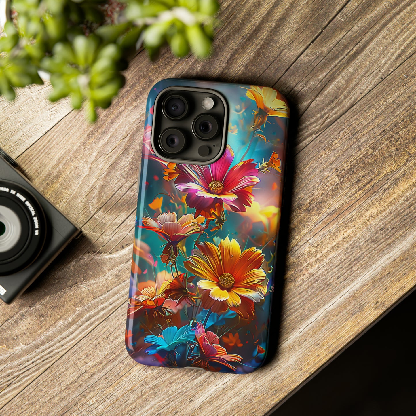 Tough Phone Case Flower 01
