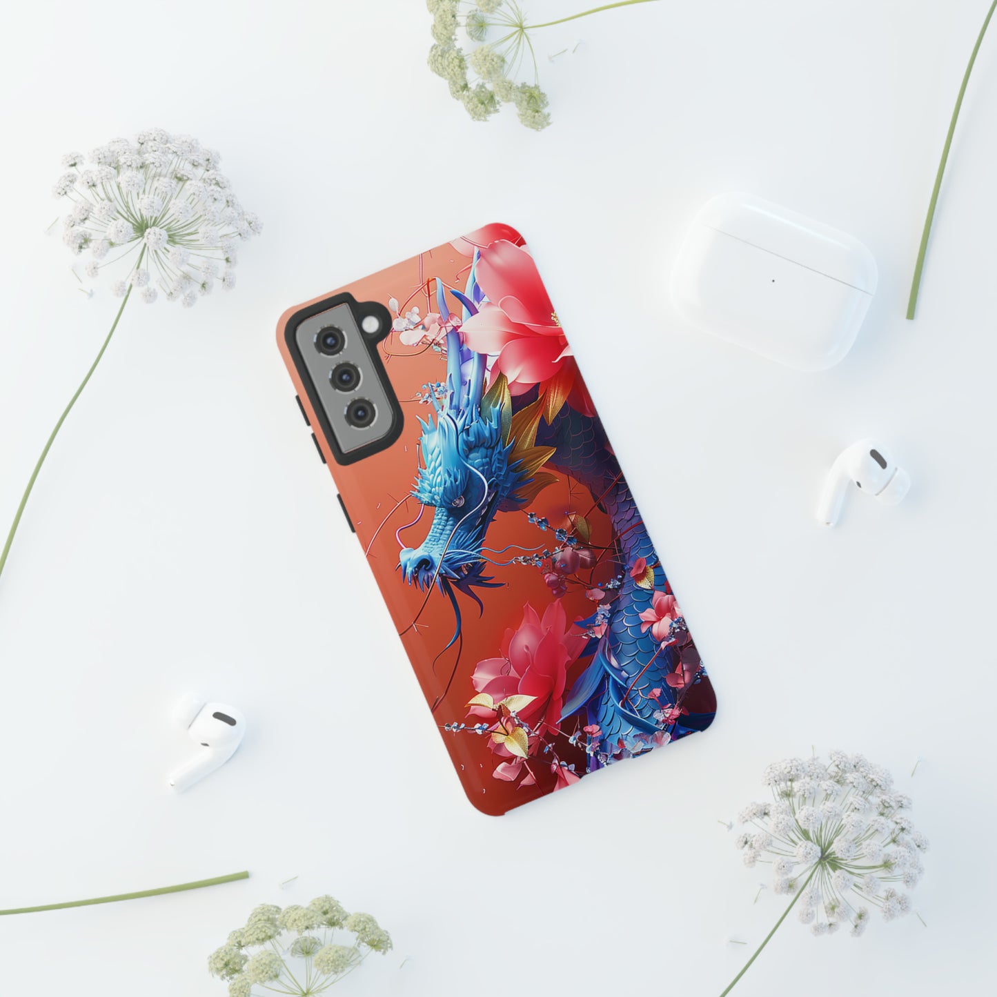 Tough Phone Cases Azure Serpent