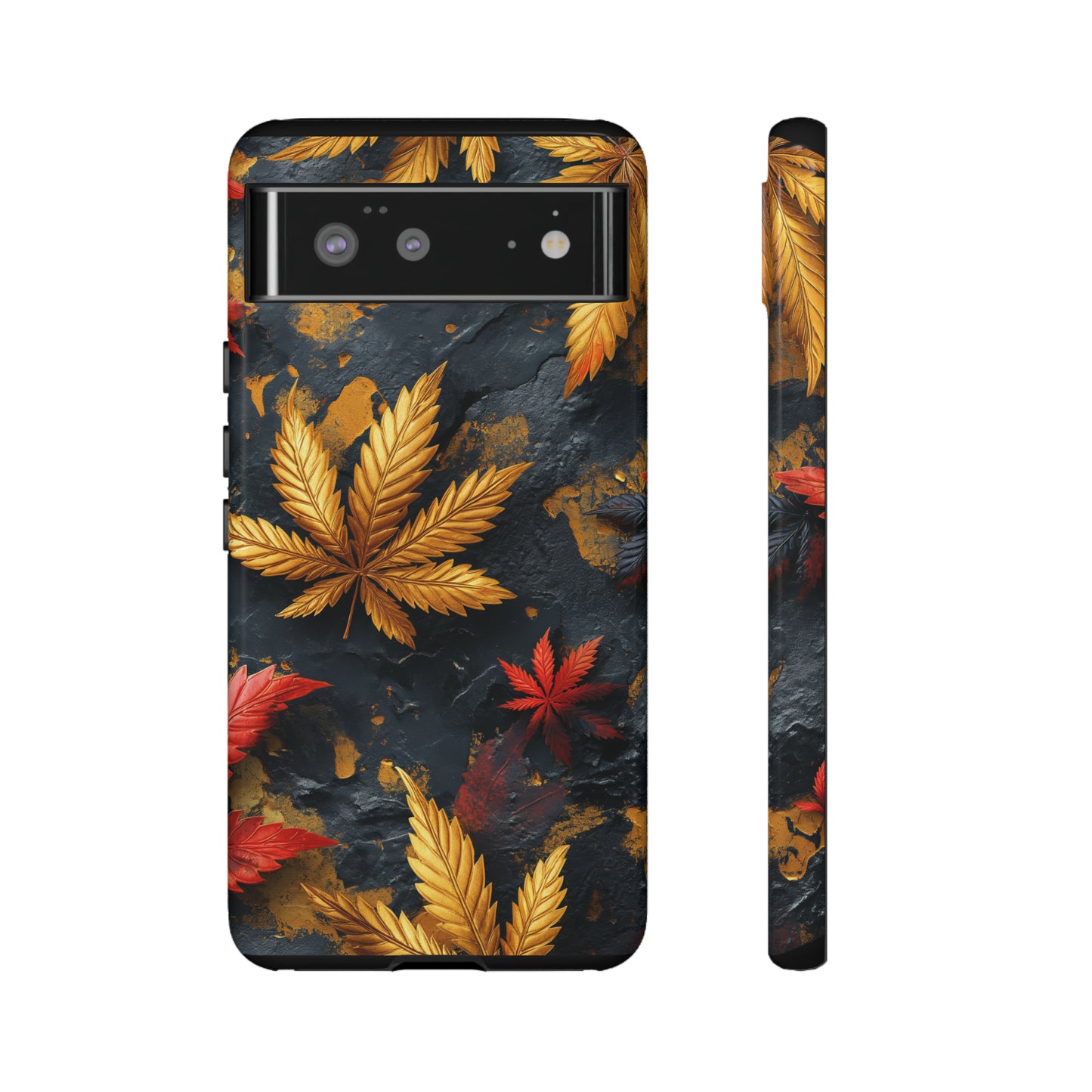 Tough Phone Case Cannabis Gold