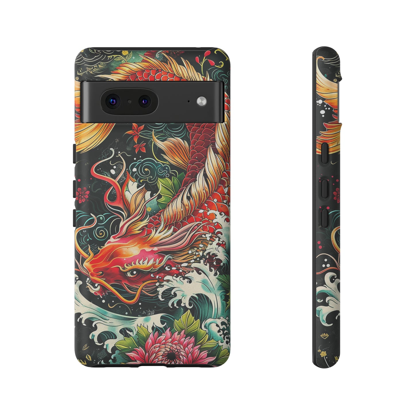 Tough Phone Case Japanese Koi Fish