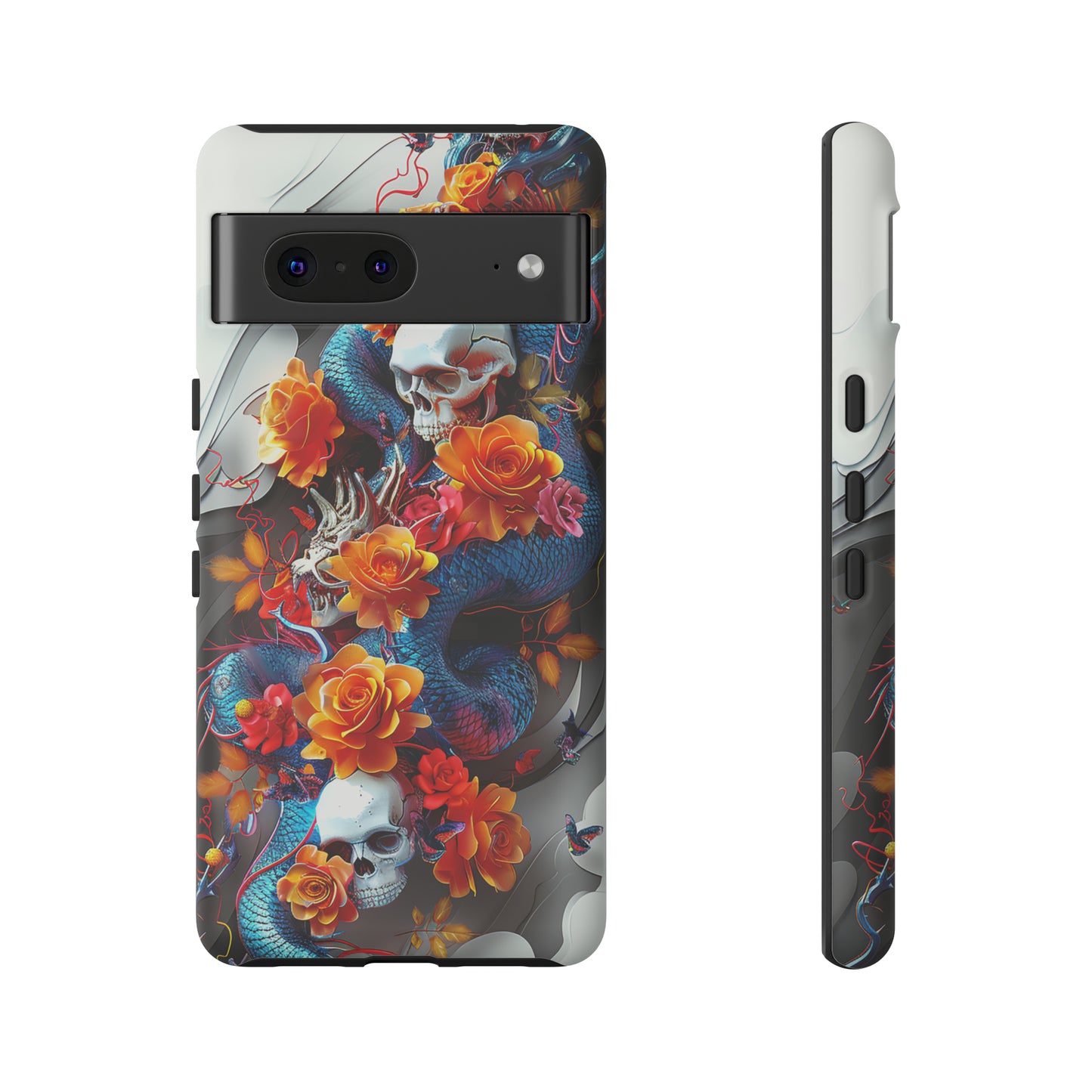 Tough Phone Case Skull 02