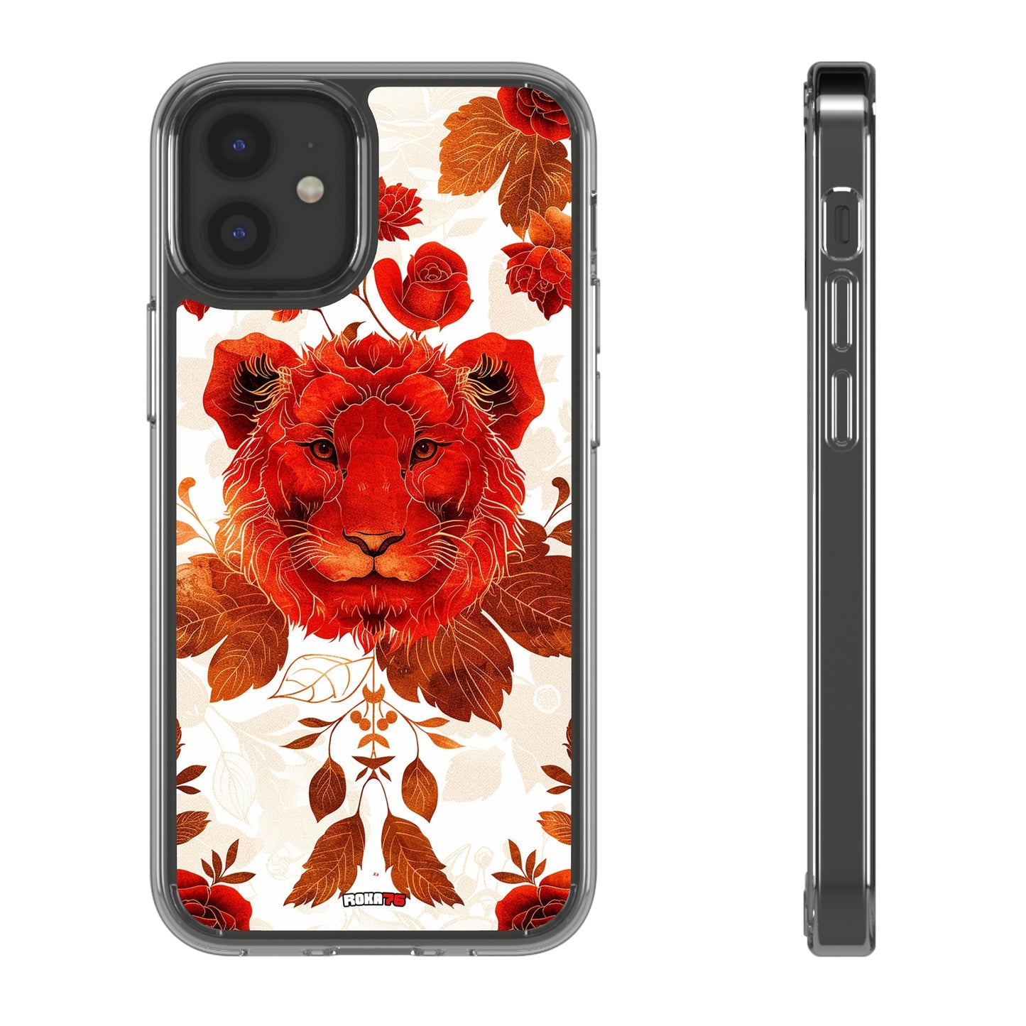 Clear Phone Cases Red Lion