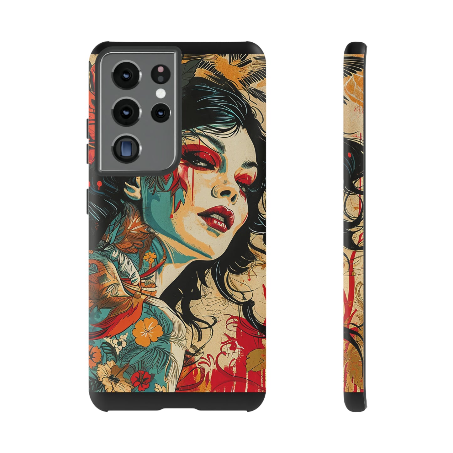 Tough Phone Case Lady 01