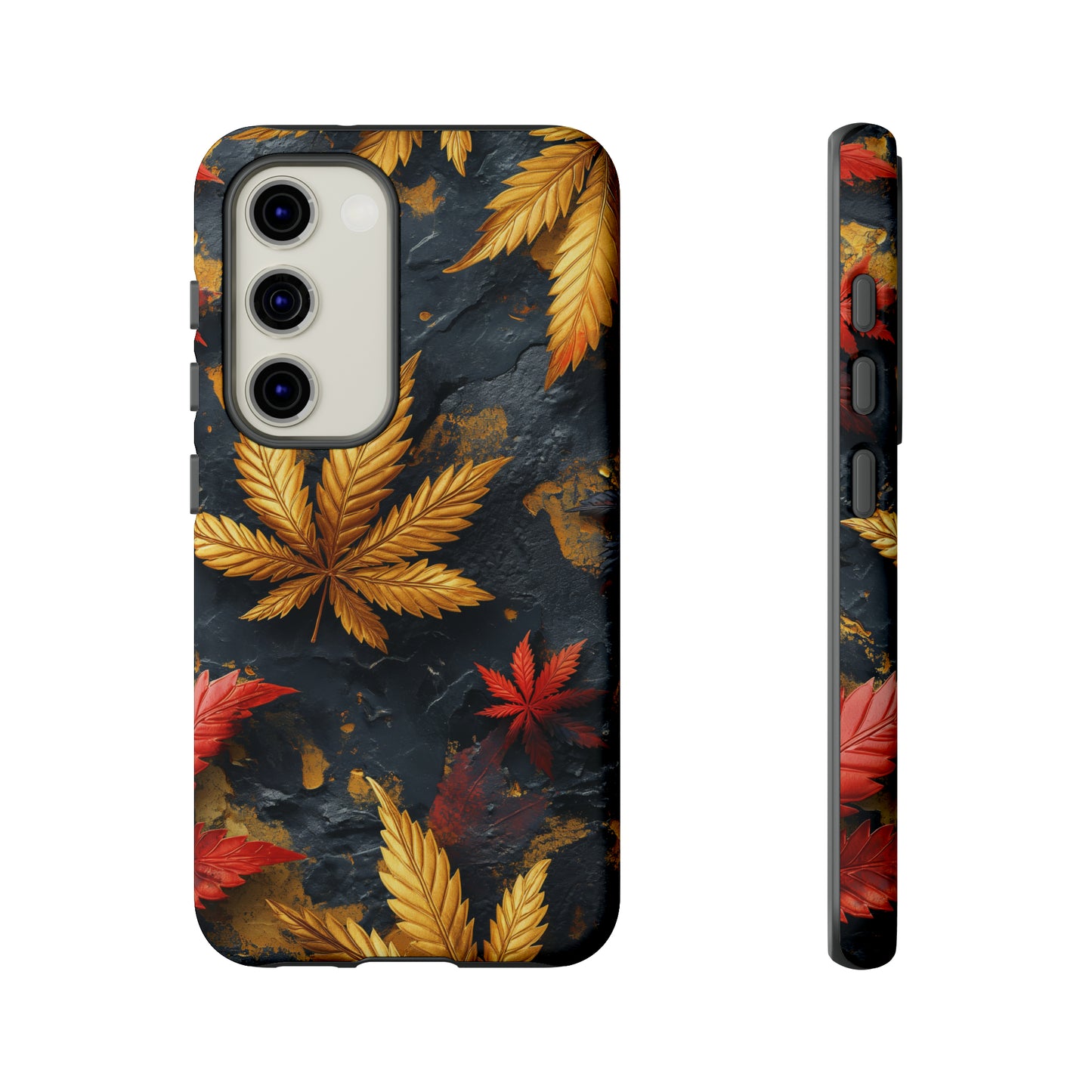 Tough Phone Case Cannabis Gold