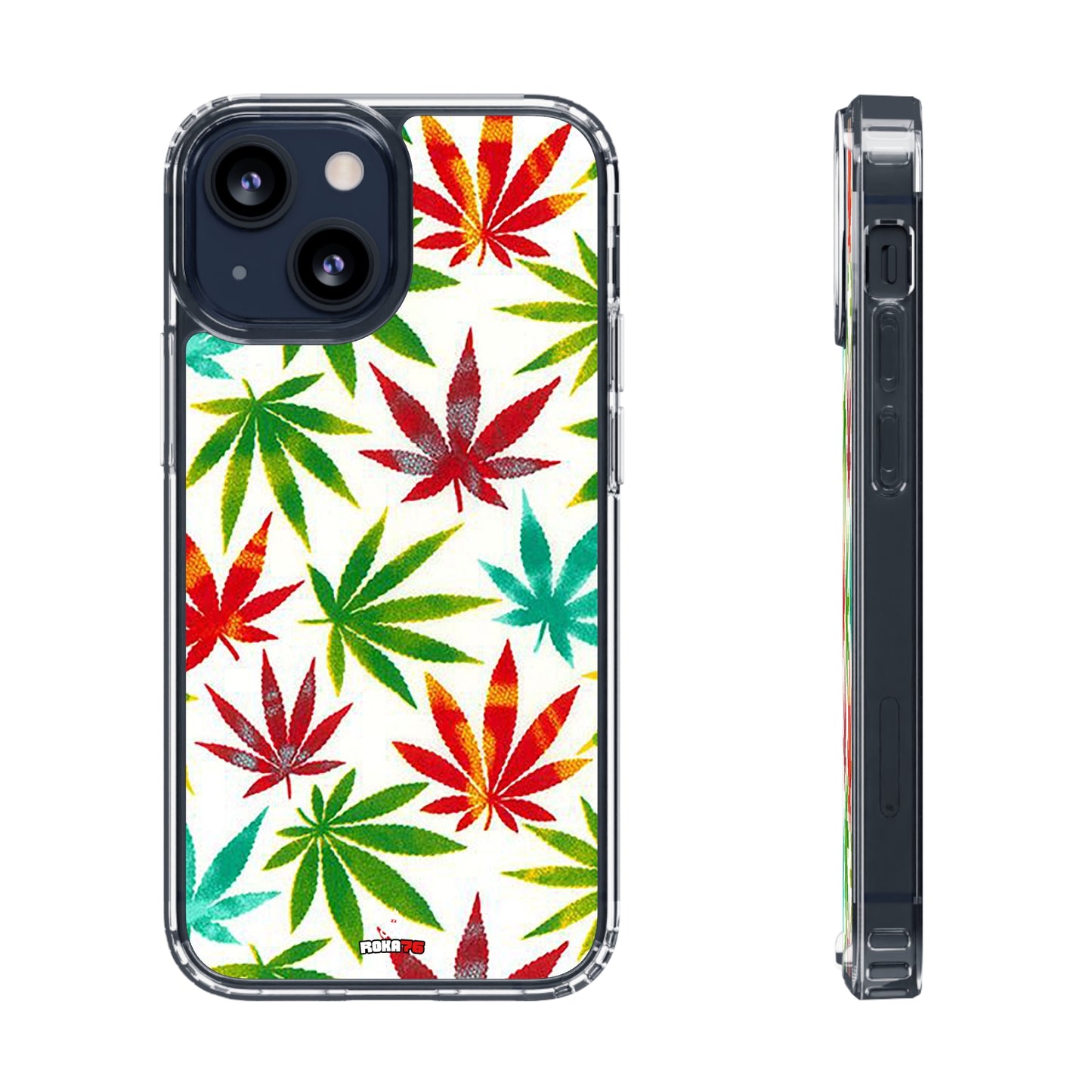 Clear Phone Cases Graphic Cannabis