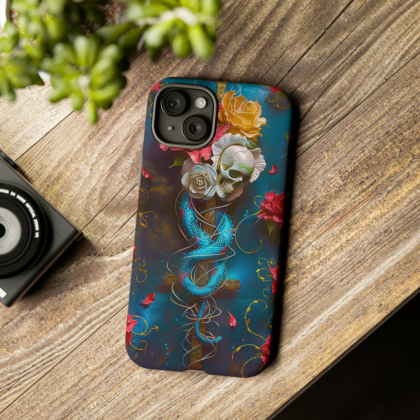 Tough Phone Cases Serpent & Roses