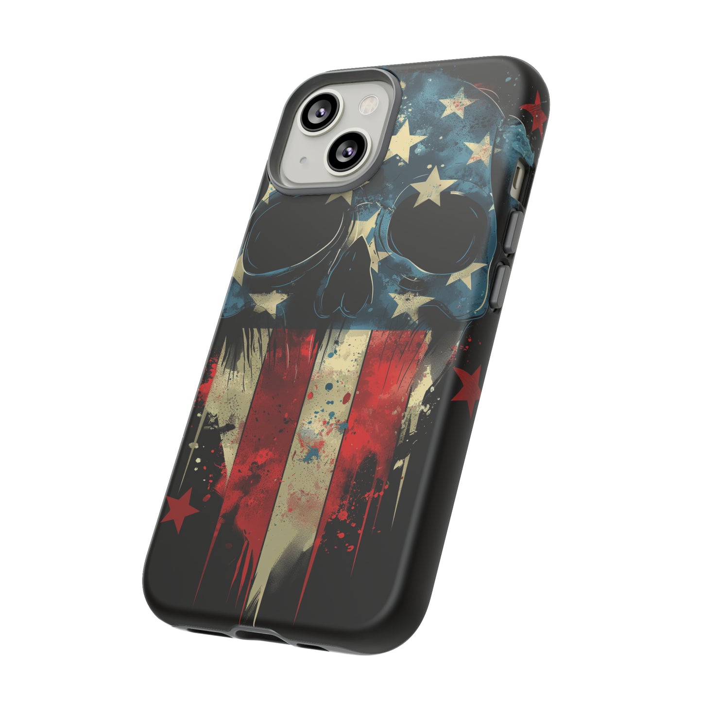 Tough Phone Cases Skull and Flag