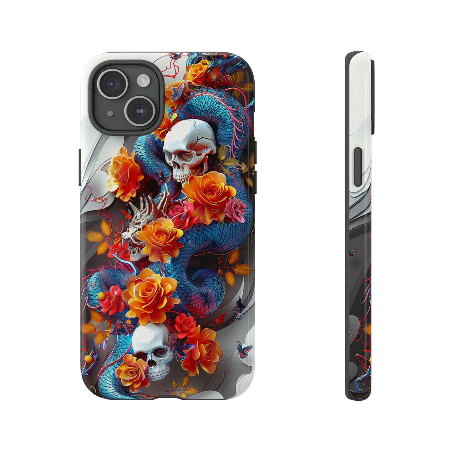 Tough Phone Case Skull 02