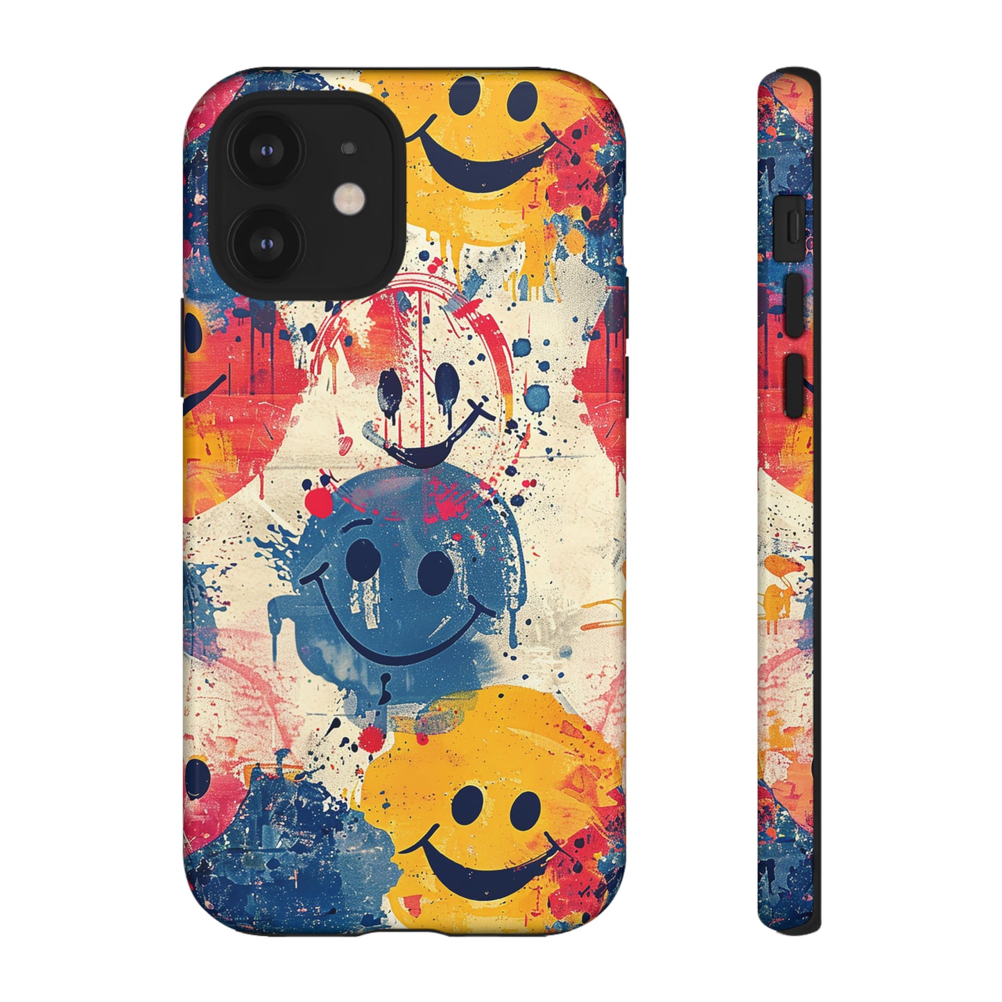 Tough Phone Case Happy Face