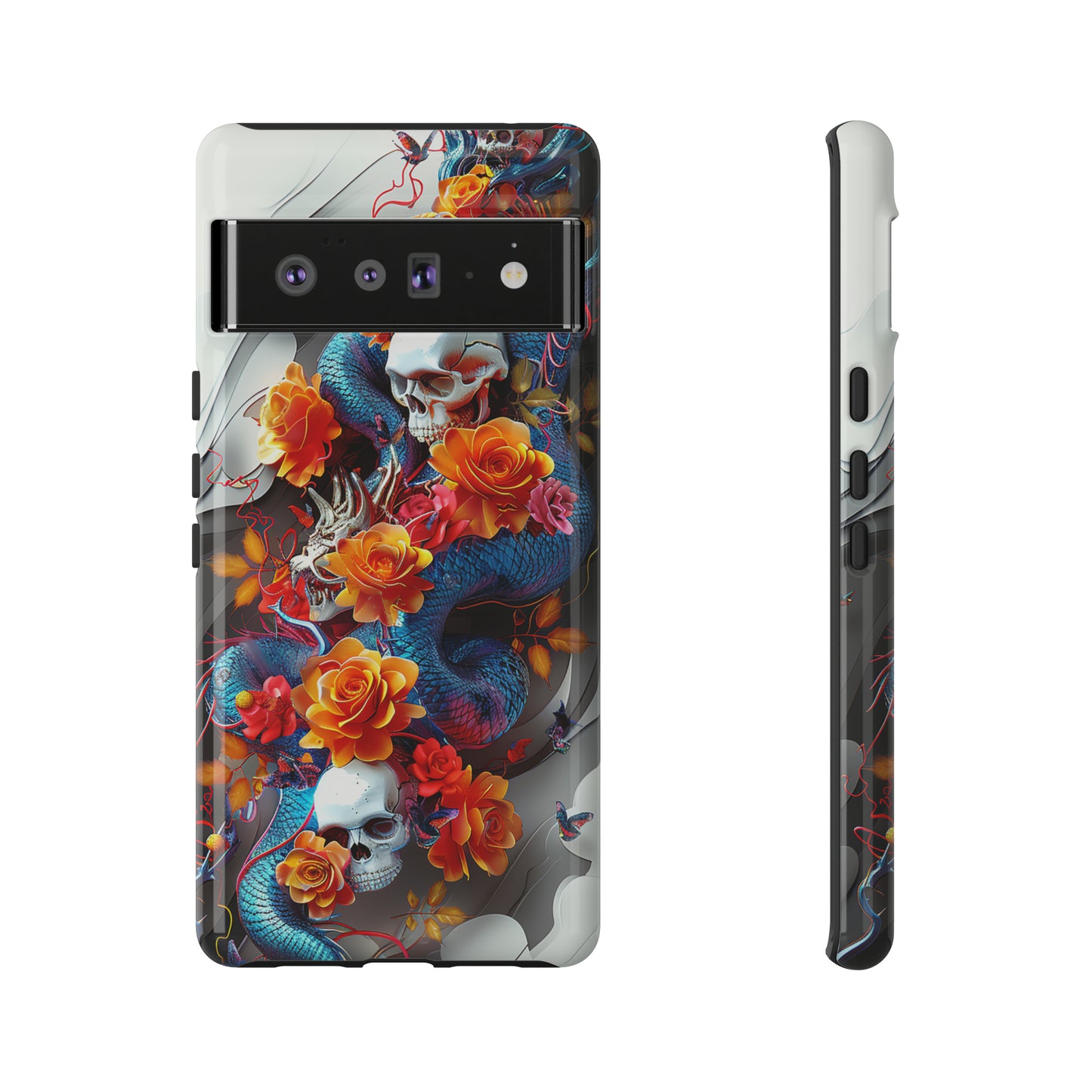 Tough Phone Case Skull 02