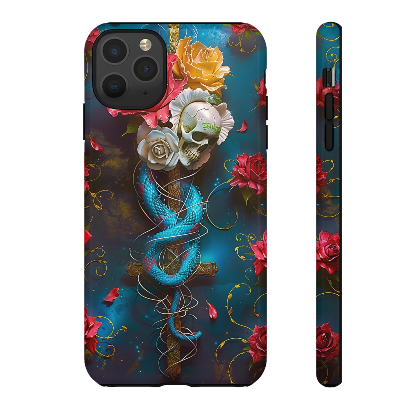 Tough Phone Cases Serpent & Roses