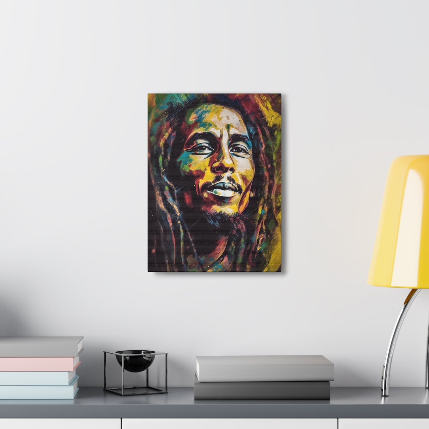 Reggae Resonance Bob Marley on Canvas