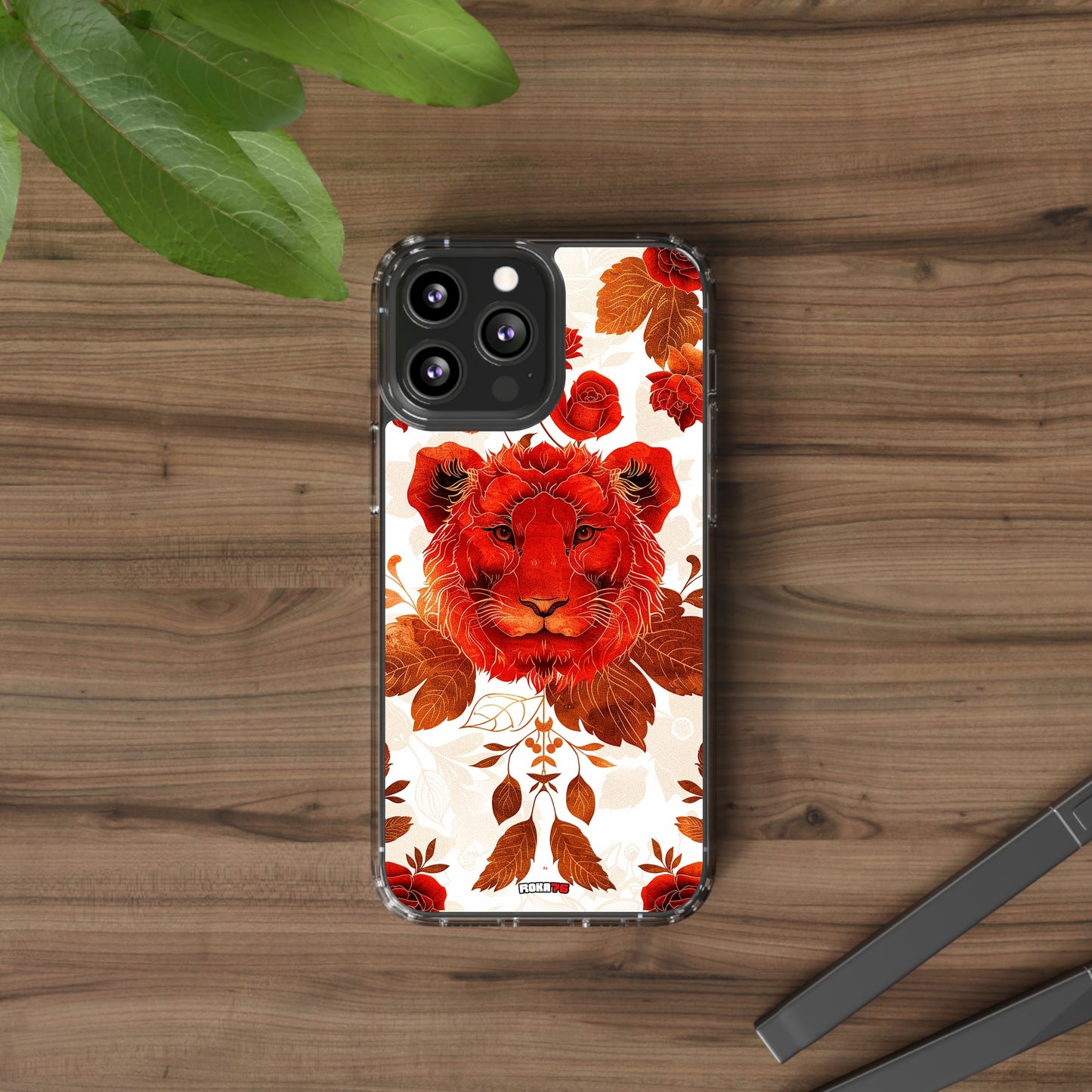 Clear Phone Cases Red Lion