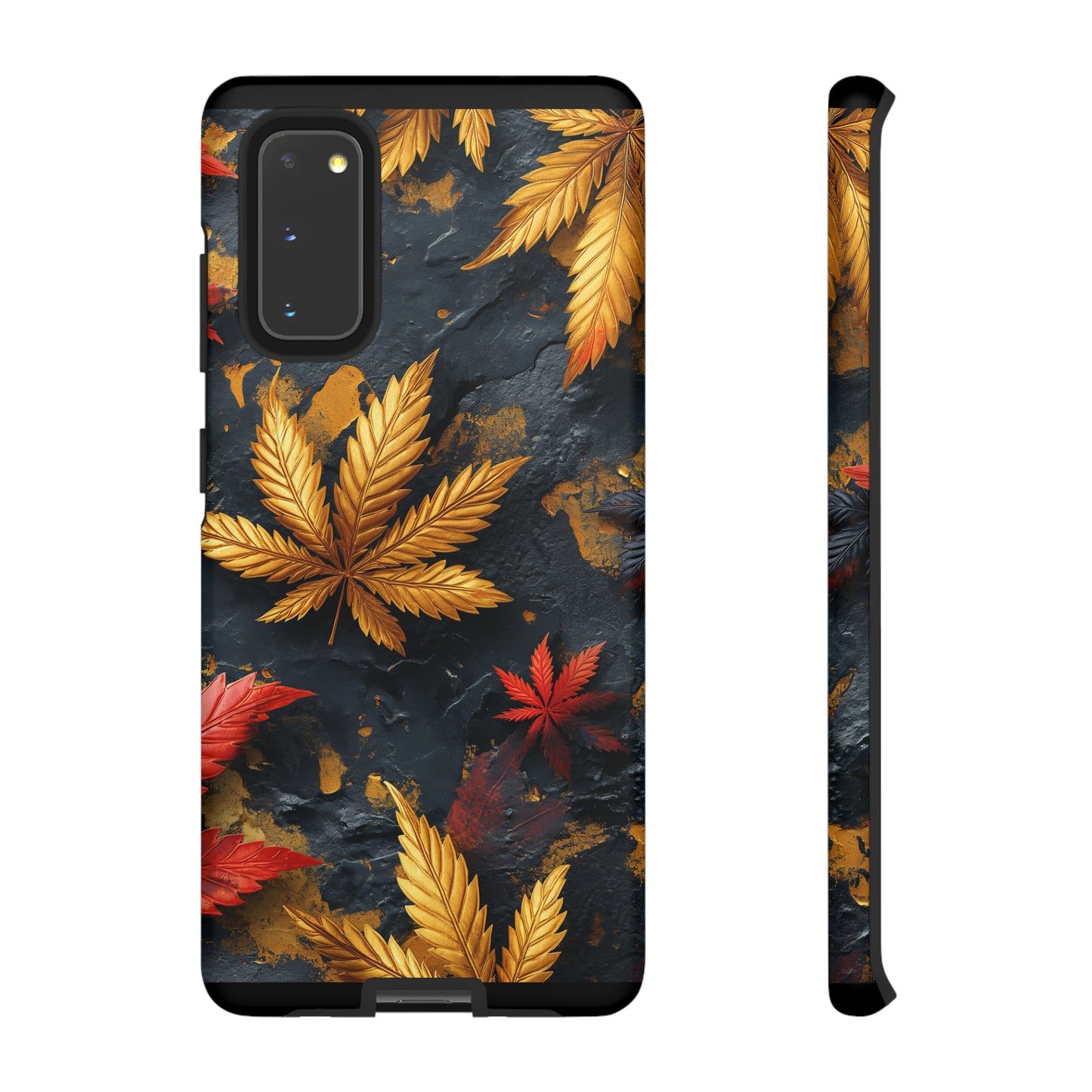 Tough Phone Case Cannabis Gold