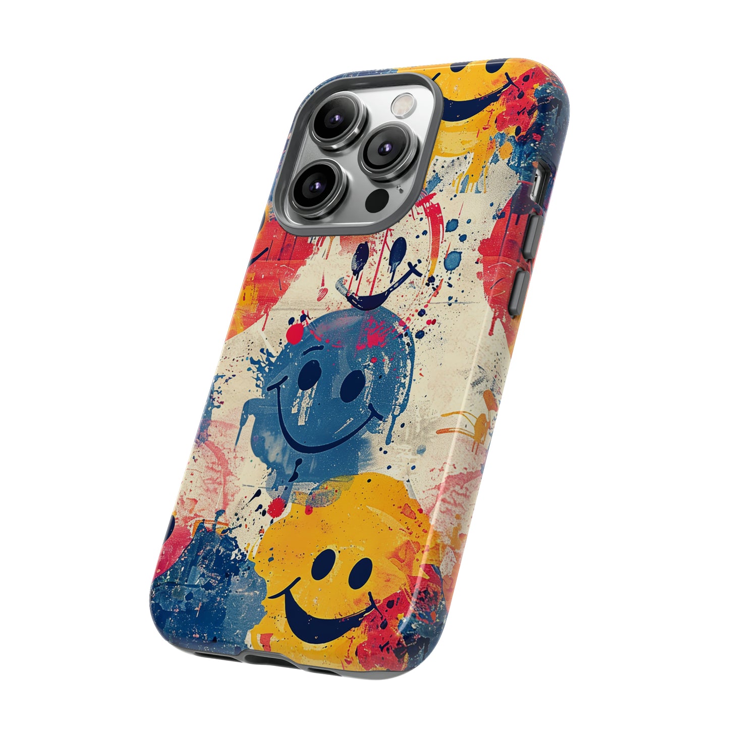 Tough Phone Case Happy Face