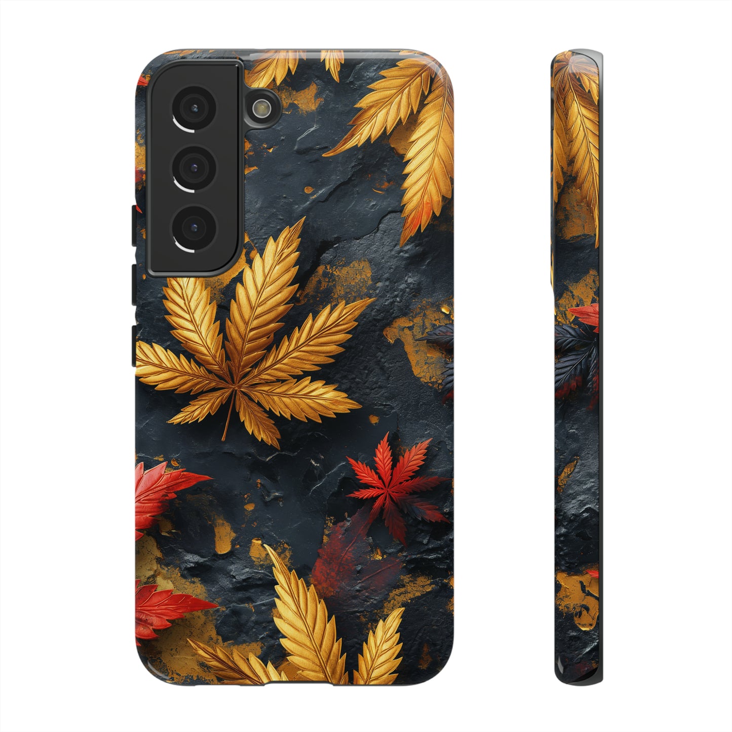 Tough Phone Case Cannabis Gold