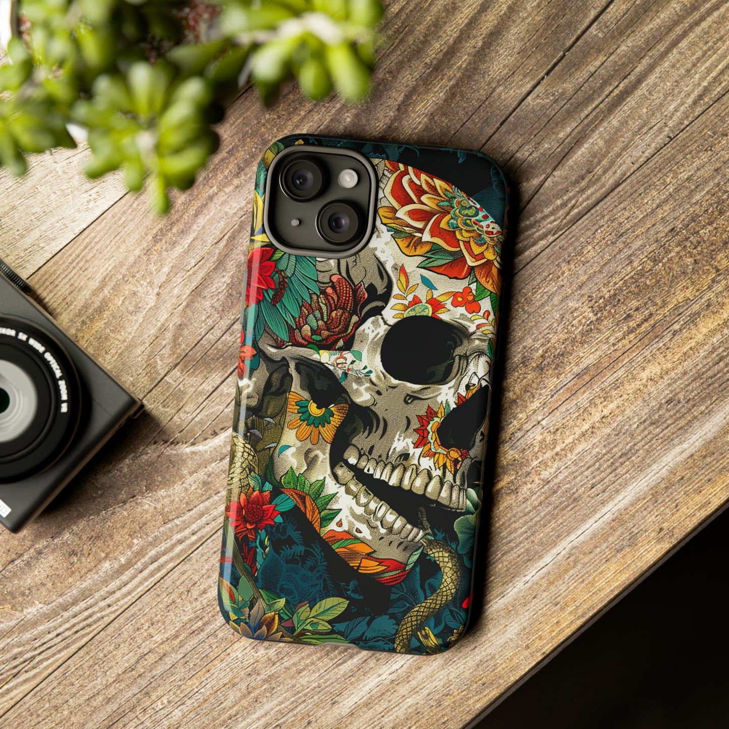 Tough Phone Case Skull 01