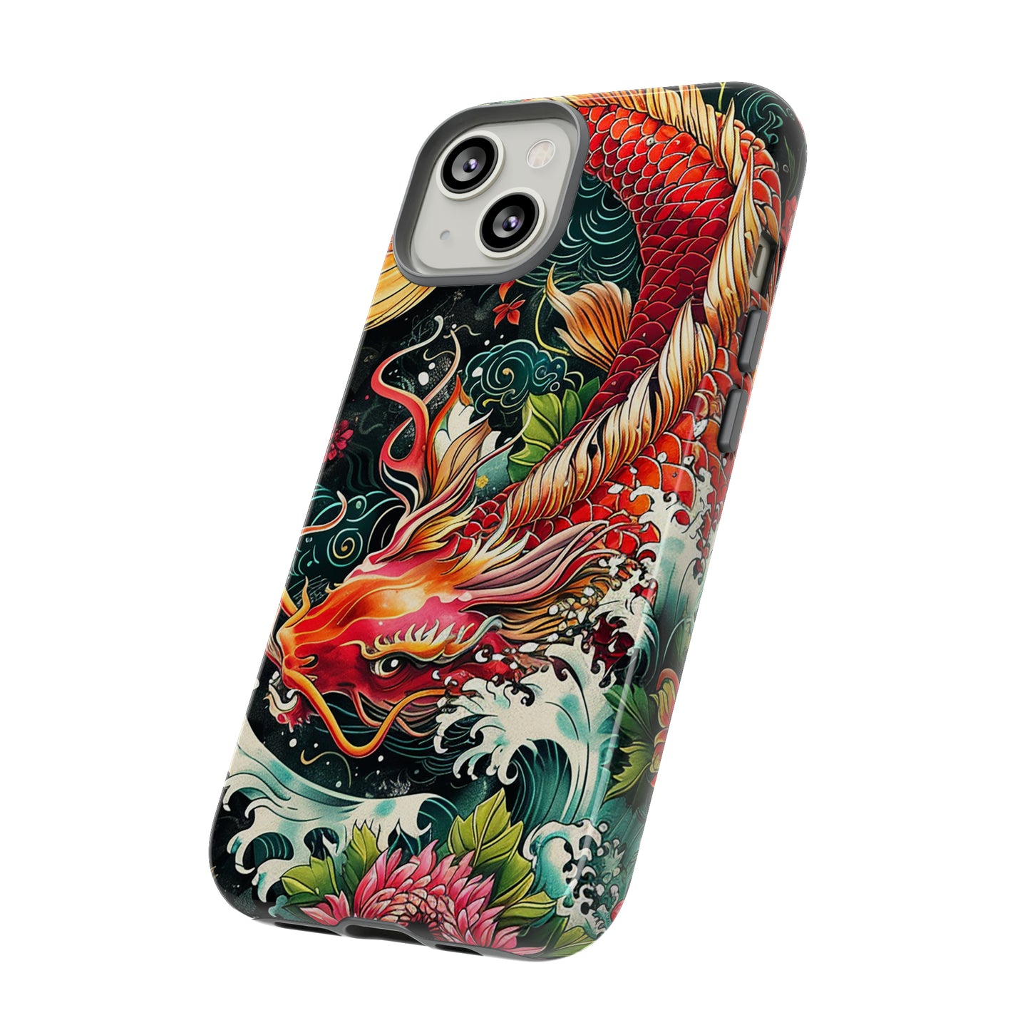 Tough Phone Case Japanese Koi Fish